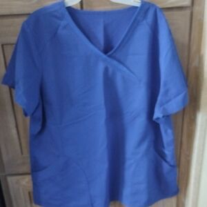 Scrubstar Women's Royal Blue V-Neck Top